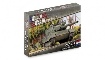 WW3 Dutch Unit Card Pack